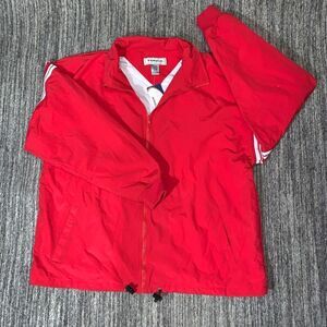 Tonix Mens Size XL Full Zip Front Athletic Running‎ Jacket Windbreaker Red NWT